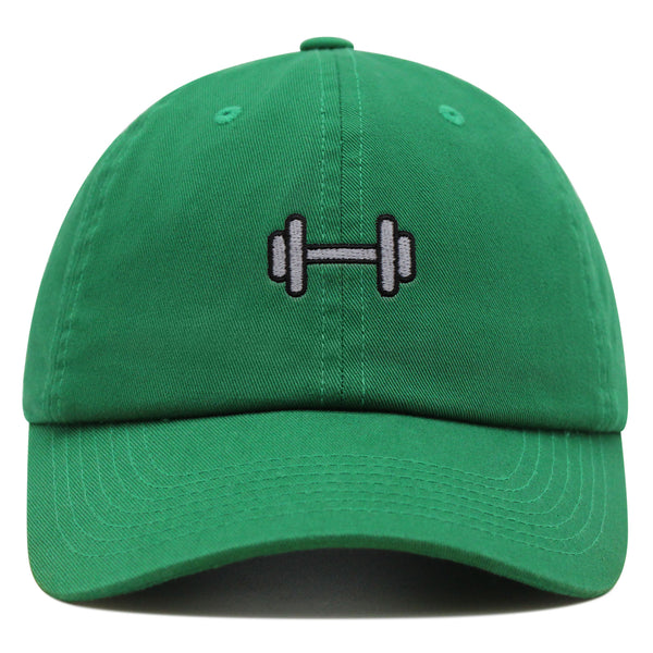 Dumbbell Premium Dad Hat Embroidered Baseball Cap Gym