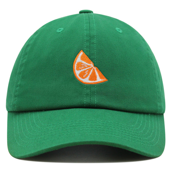 Orange Slice Premium Dad Hat Embroidered Baseball Cap Fruit