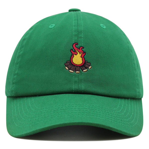 Camp Fire Premium Dad Hat Embroidered Baseball Cap Grill Pit