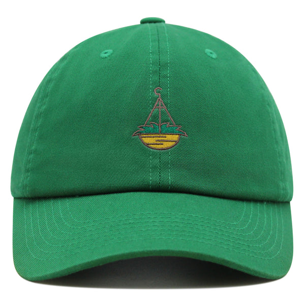 Hanging Basket Plant Premium Dad Hat Embroidered Baseball Cap Garden