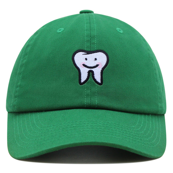 Tooth Premium Dad Hat Embroidered Baseball Cap Smile Dentist