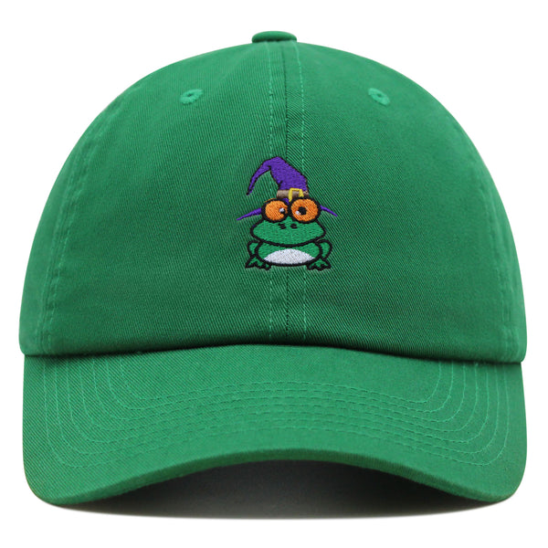 Frog Wizard Premium Dad Hat Embroidered Baseball Cap Story Book