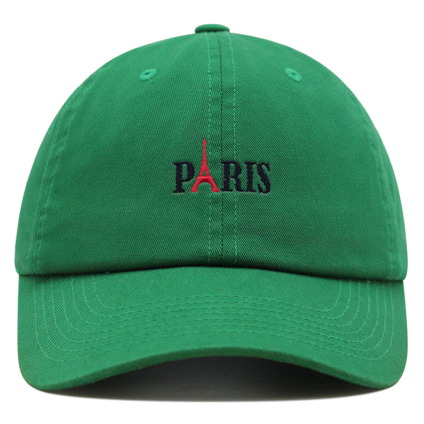 Eiffel Tower Premium Dad Hat Embroidered Baseball Cap Paris Logo