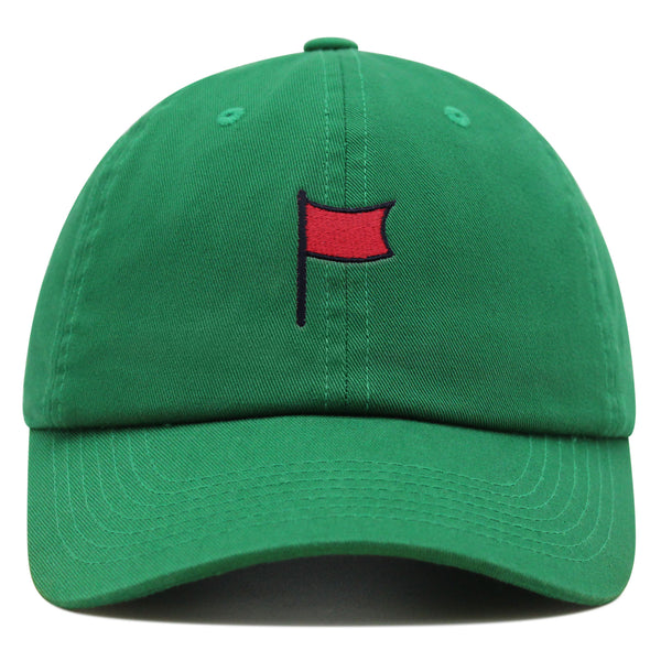 Red Flag Premium Dad Hat Embroidered Baseball Cap Symbol