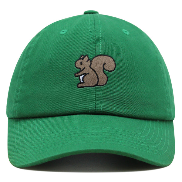 Cute Squirrel Premium Dad Hat Embroidered Baseball Cap Squirrel Hug