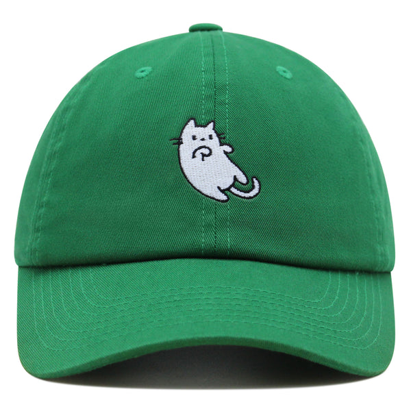 Cat Premium Dad Hat Embroidered Baseball Cap Laying Down