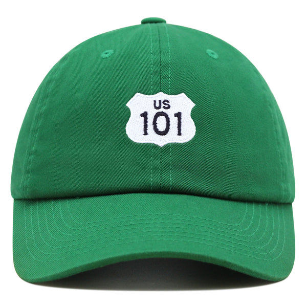 US 101 Freeway Premium Dad Hat Embroidered Cotton Baseball Cap California