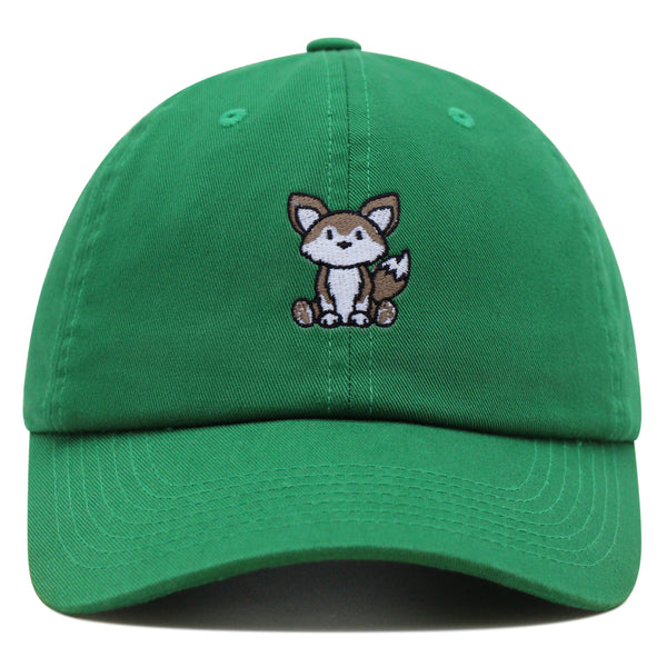 Fennec Fox Premium Dad Hat Embroidered Cotton Baseball Cap Sitting