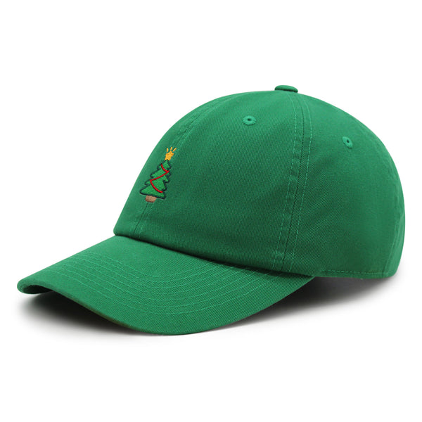 Christmas Tree Premium Dad Hat Embroidered Baseball Cap Holiday Santa