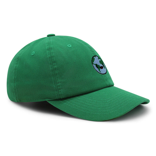 Happy Earth Premium Dad Hat Embroidered Baseball Cap Earth Environment