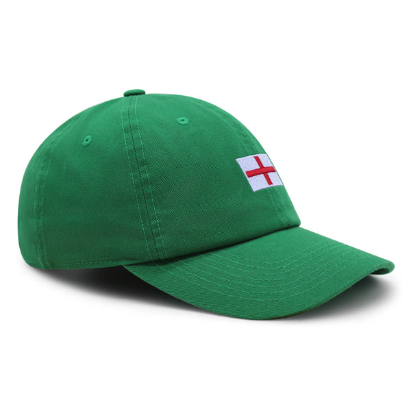 England Flag Premium Dad Hat Embroidered Cotton Baseball Cap Soccer