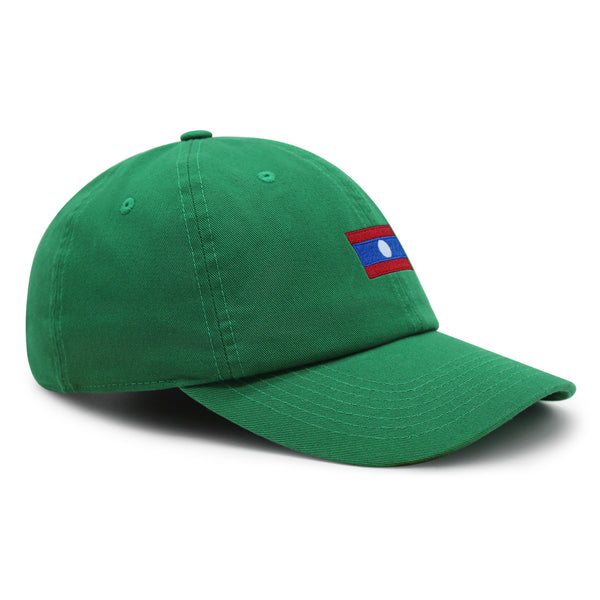 Laos Flag Premium Dad Hat Embroidered Cotton Baseball Cap Country Flag Series