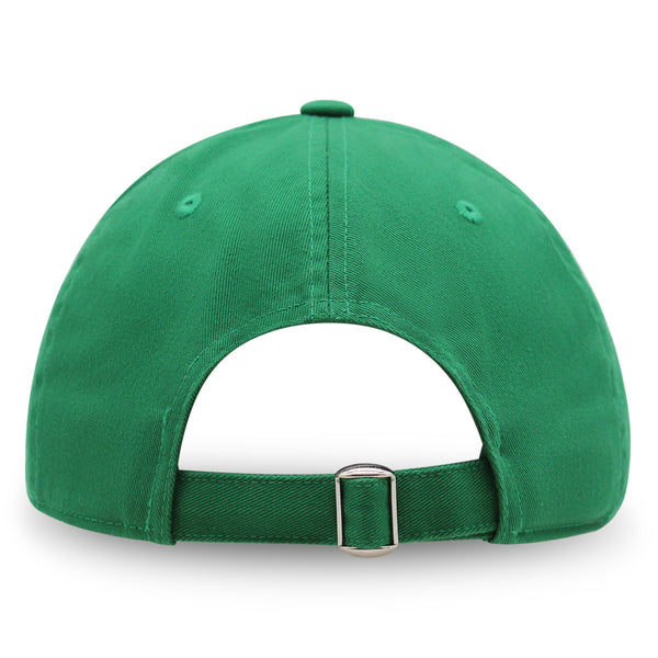 Green Clover Premium Dad Hat Embroidered Cotton Baseball Cap Four Leaf