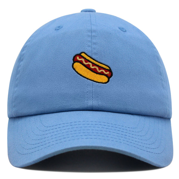 Hotdog Premium Dad Hat Embroidered Baseball Cap Foodie Sausage