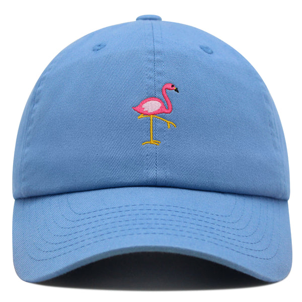 Flamingo Premium Dad Hat Embroidered Baseball Cap Bird Pink