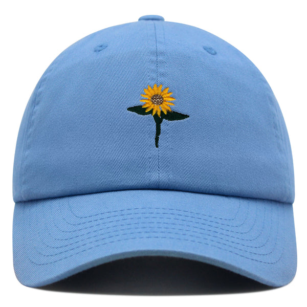 Sun Flower Premium Dad Hat Embroidered Baseball Cap Floral