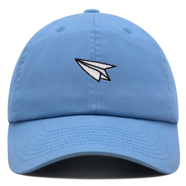 Paper Airplane Premium Dad Hat Embroidered Baseball Cap Plane Sky