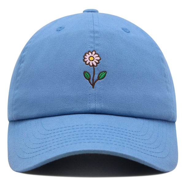 Flower Premium Dad Hat Embroidered Baseball Cap Flower Pink