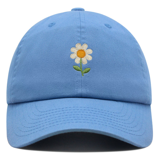 Chamomile Flower Premium Dad Hat Embroidered Baseball Cap Floral