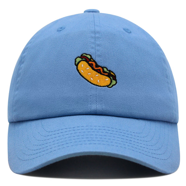 Hot Dog Premium Dad Hat Embroidered Baseball Cap Fast Food