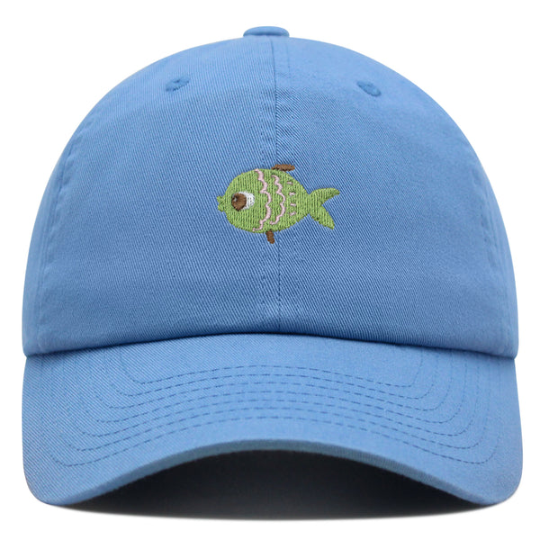 Fish Premium Dad Hat Embroidered Baseball Cap Aquarium