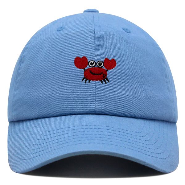 Funny Crab Premium Dad Hat Embroidered Baseball Cap Ocean Sea Fishing