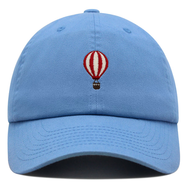 Hot Air Ballon Premium Dad Hat Embroidered Baseball Cap Travel Fly Sky