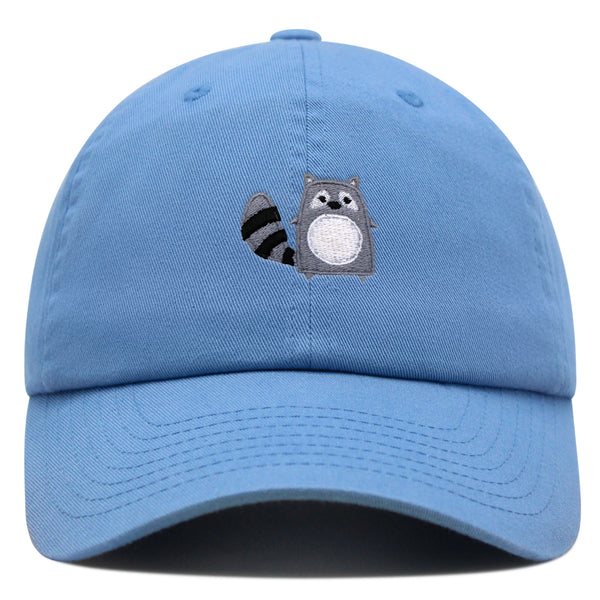 Racoon Premium Dad Hat Embroidered Baseball Cap Cute Zoo