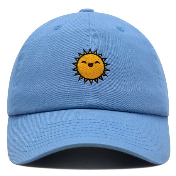 Happy Sun Premium Dad Hat Embroidered Baseball Cap Sunny Summer Morning