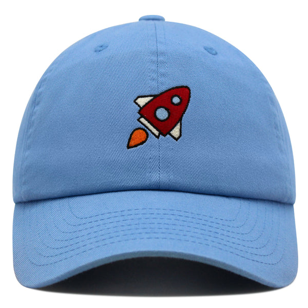 Rocket Premium Dad Hat Embroidered Baseball Cap Space Shuttle