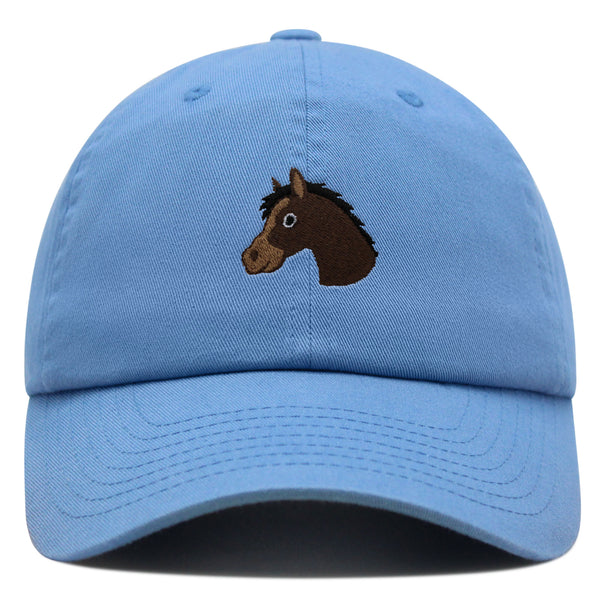 Horse Head Premium Dad Hat Embroidered Baseball Cap Cowboy Zoo