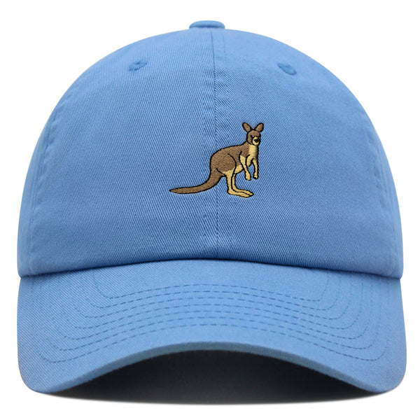 Kangaroo Premium Dad Hat Embroidered Baseball Cap Australia Animal