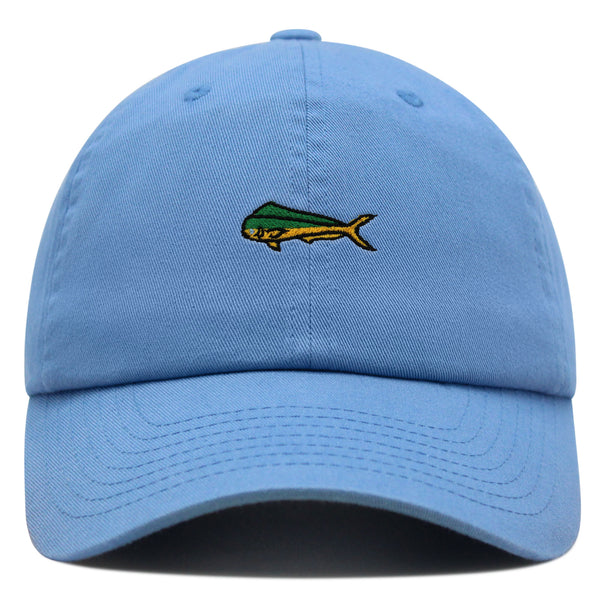 Mahi-Mahi Fish Premium Dad Hat Embroidered Baseball Cap Fishing Ocean