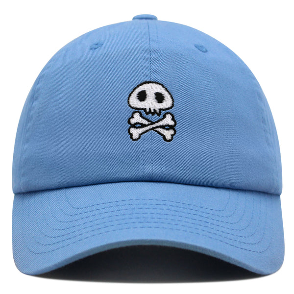 Skull Premium Dad Hat Embroidered Baseball Cap Cute Skull