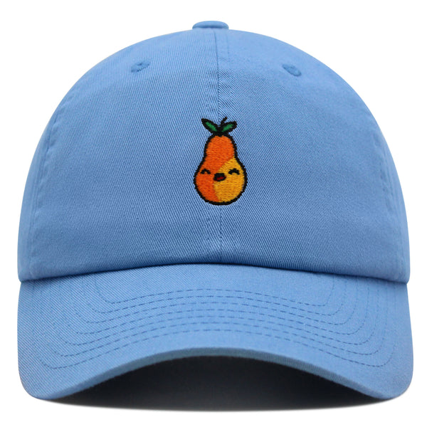 Pear Premium Dad Hat Embroidered Baseball Cap Fruit Vegan Foodie