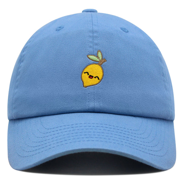 Lemon Premium Dad Hat Embroidered Baseball Cap Vegan Vegetable