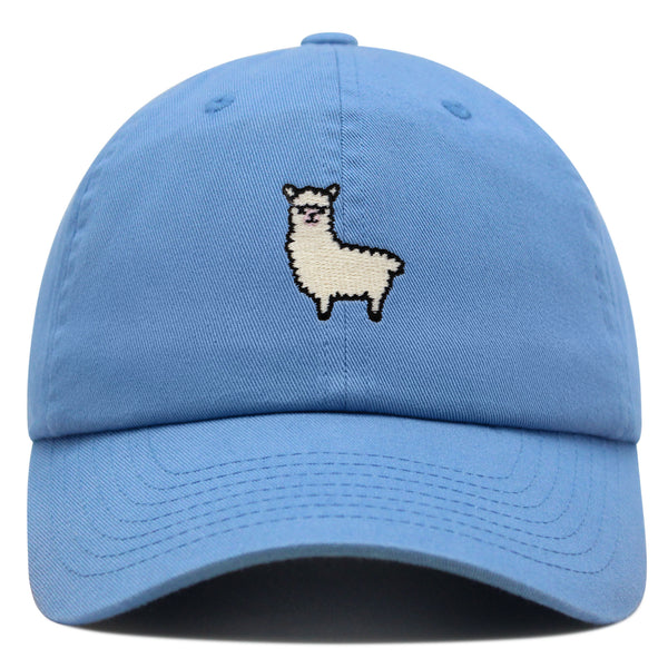 Alpaca Premium Dad Hat Embroidered Baseball Cap Peru Peruvian