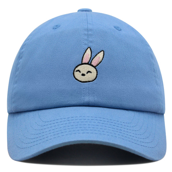 Cute Rabbit Premium Dad Hat Embroidered Baseball Cap Bunny Zoo