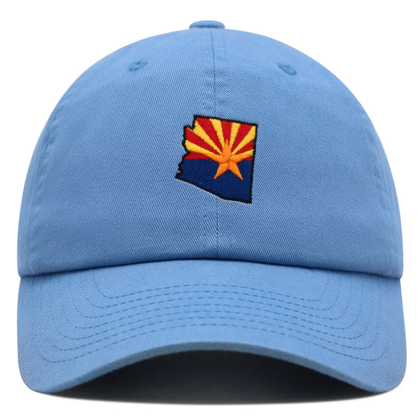 Arizona Flag Premium Dad Hat Embroidered Baseball Cap Arizona Tucson Pheonix