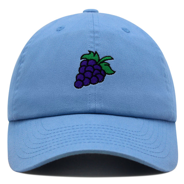 Grape Premium Dad Hat Embroidered Baseball Cap Farm Farmers Vegan