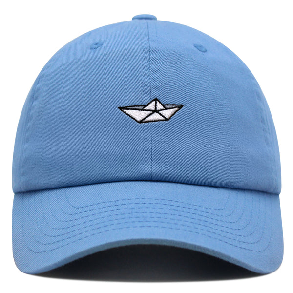 Paper Boat Premium Dad Hat Embroidered Baseball Cap Pond Memory