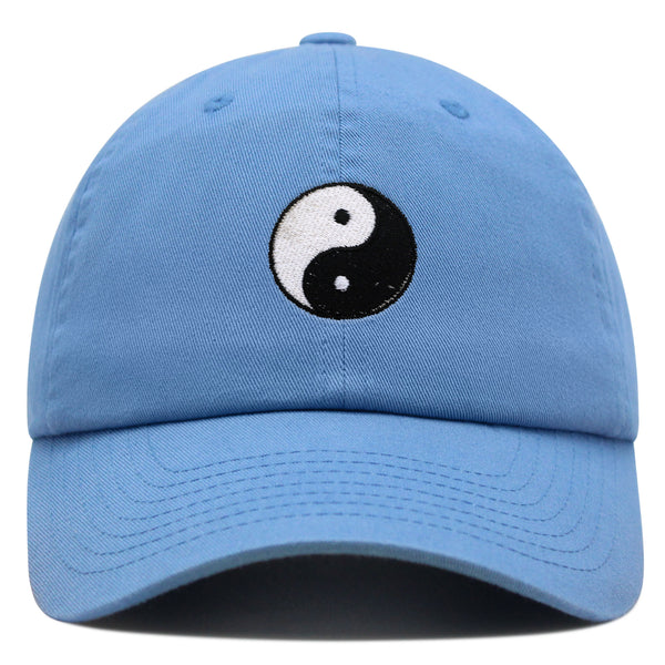 Ying Yang Premium Dad Hat Embroidered Baseball Cap Asian Meditation