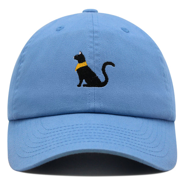 Black Egyptian Cat Premium Dad Hat Embroidered Baseball Cap Kitty