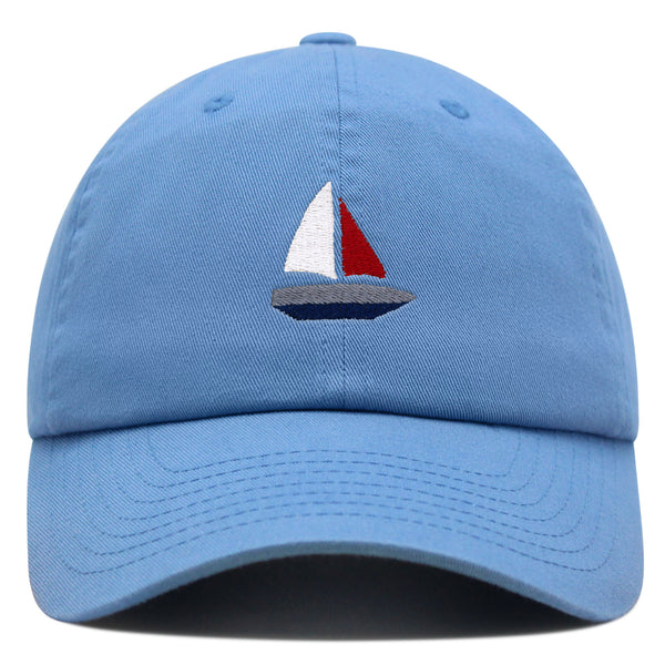 Cute Boat Premium Dad Hat Embroidered Baseball Cap Sailor Ocean