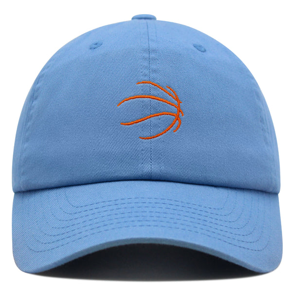 Basketball Silhouette Premium Dad Hat Embroidered Baseball Cap Sports Ball