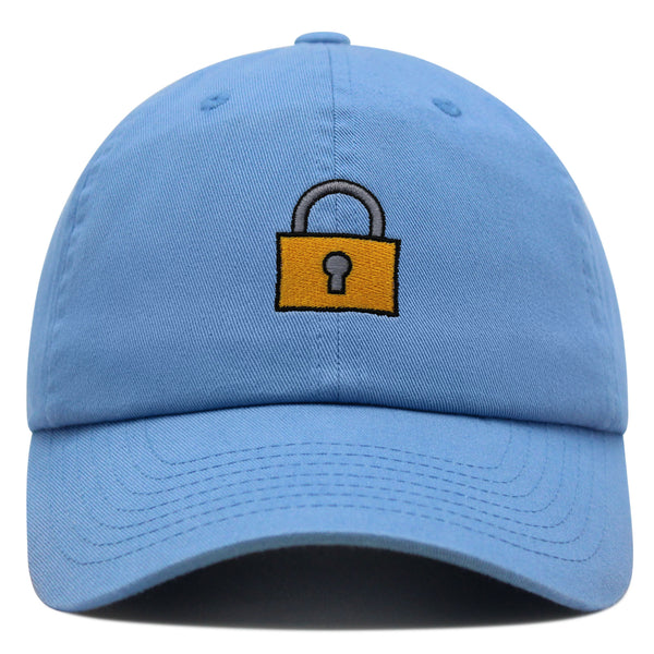 Lock Premium Dad Hat Embroidered Baseball Cap Gate Logo