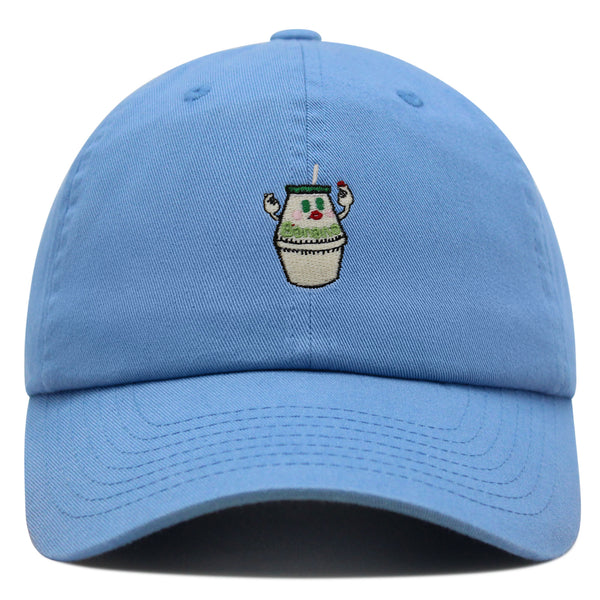 Banana milk Premium Dad Hat Embroidered Baseball Cap Milk Snack