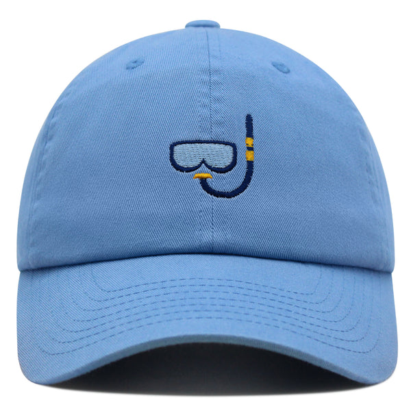 Snorkel Premium Dad Hat Embroidered Baseball Cap Diving Ocean