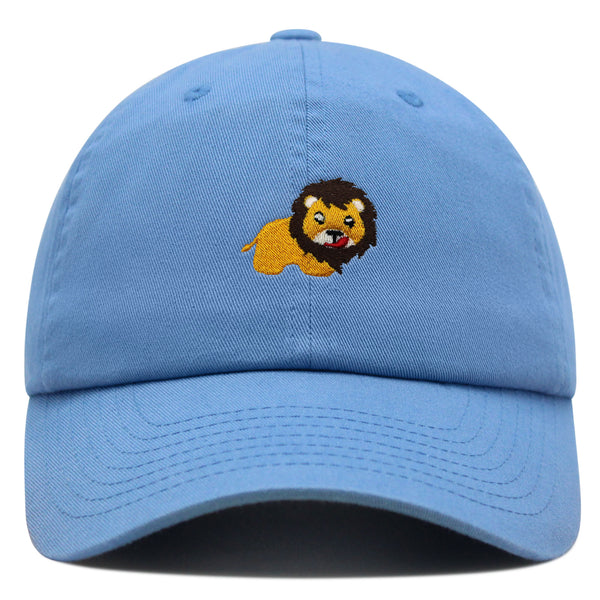 Lion Premium Dad Hat Embroidered Baseball Cap Zoo King