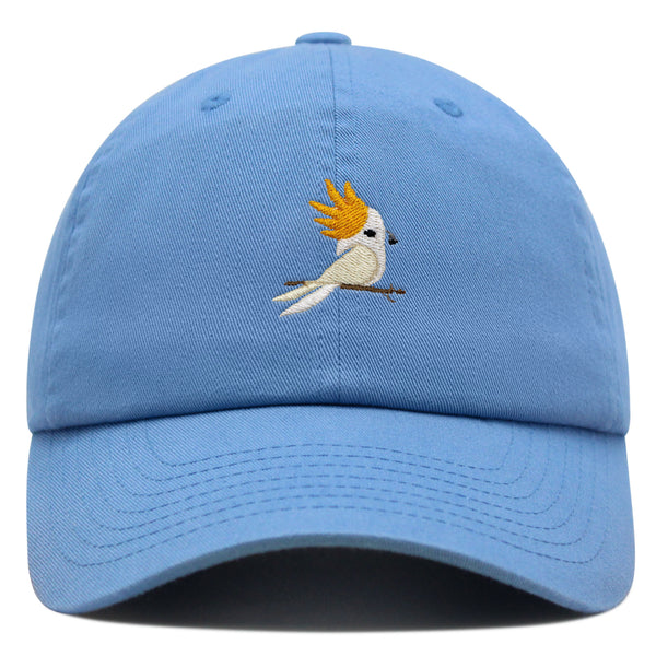 Cockatoo Premium Dad Hat Embroidered Baseball Cap Parrot Bird